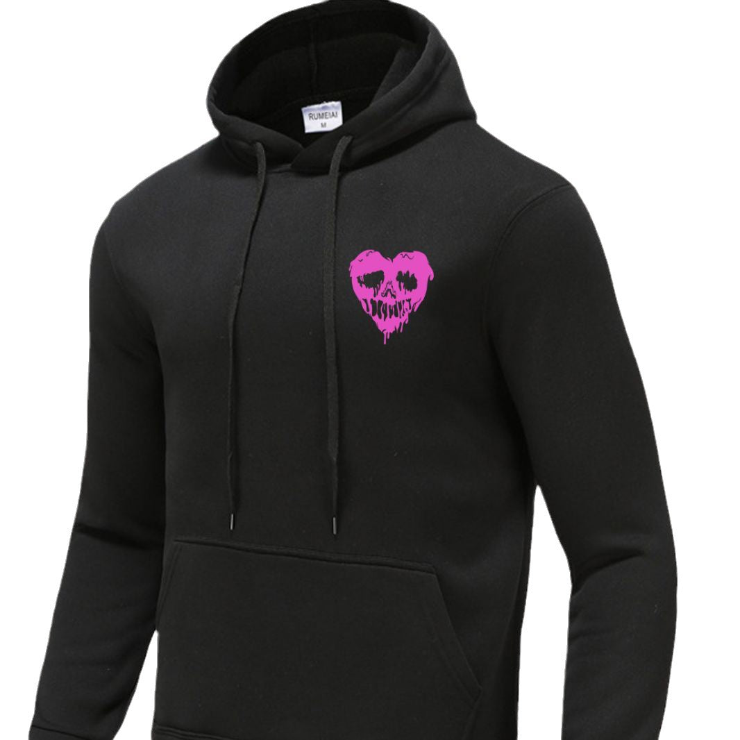 Männer Kapuzenpullover Totenkopf Design Trendy Streetwear
