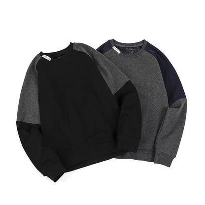 Herren Sweatshirt Modisch Kontrastärmel Trendig