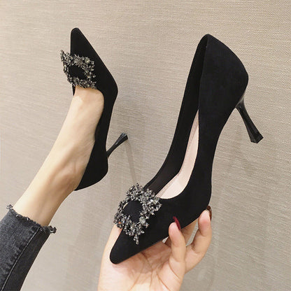 Damen Pumps Schmuckdetail Elegante High Heels