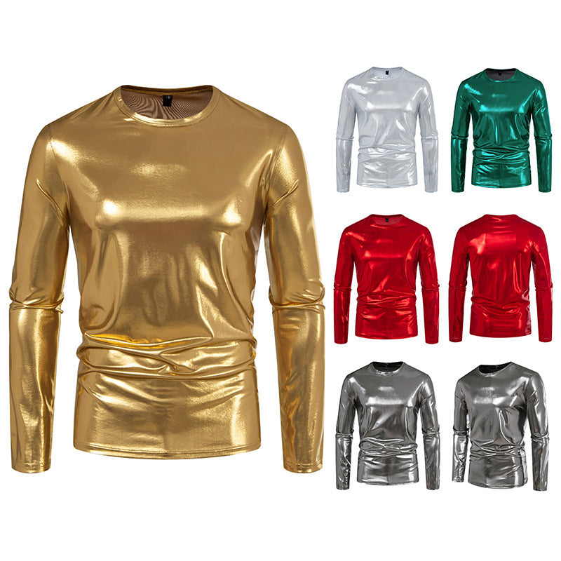 Herren Langarmshirt Glänzend Modern Berlin Style - BerlinGlamour