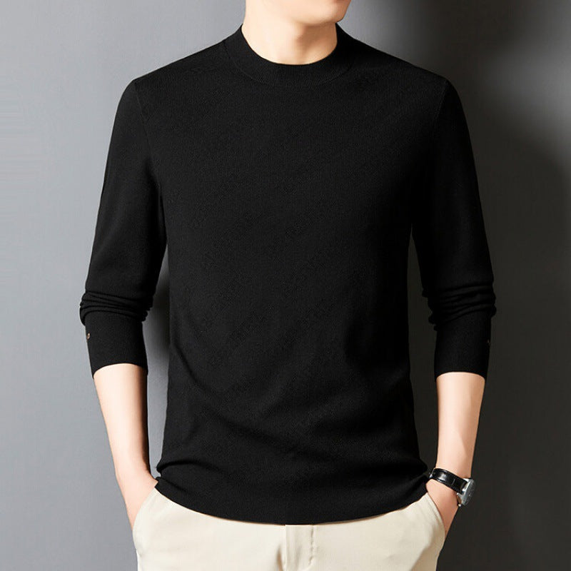 Herren Pullover Rundhals Eleganter Baumwolle Qualität