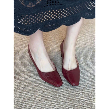 Damen Pumps Komfort Blockabsatz Elegante Schuhe