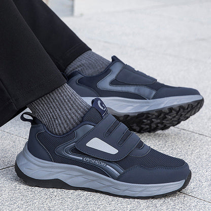 Damen Sneaker Sportlich Laufschuhe mit Klettverschluss