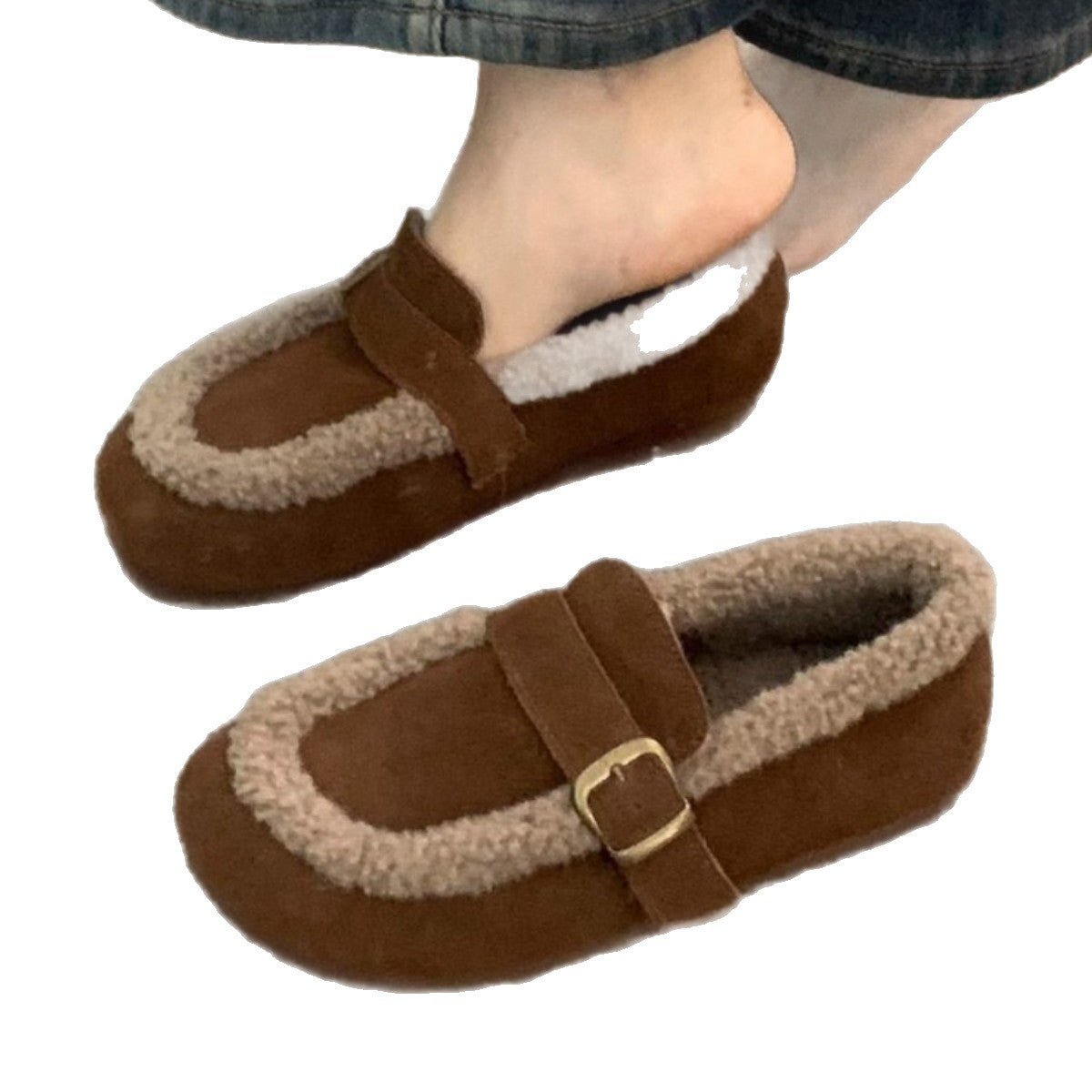 Damen Hausschuhe Weich Plüsch Warme Winterhauschuhe