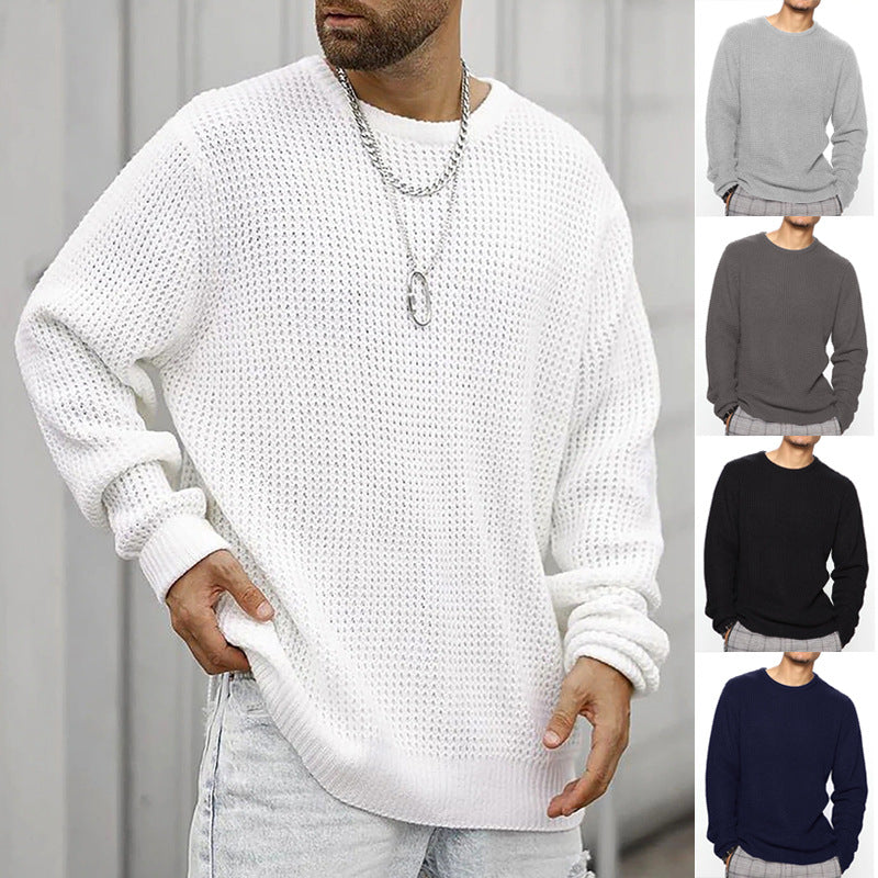 Herren Strickpullover Grobstrick Lässig Modern - BerlinGlamour