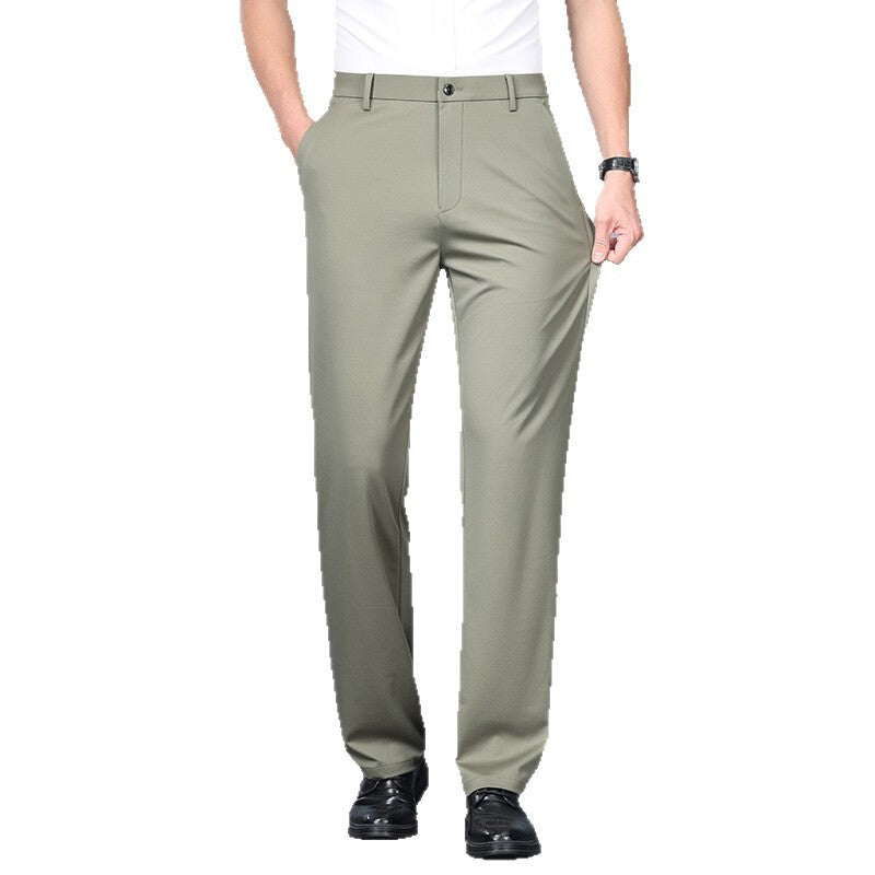 Herren Slimfit Businesshose Elegant Schwarz - BerlinGlamour