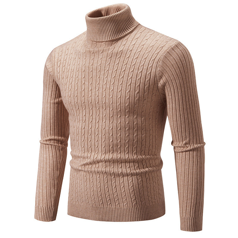 Herren Rollkragenpullover Fein Strick Elegance Modern
