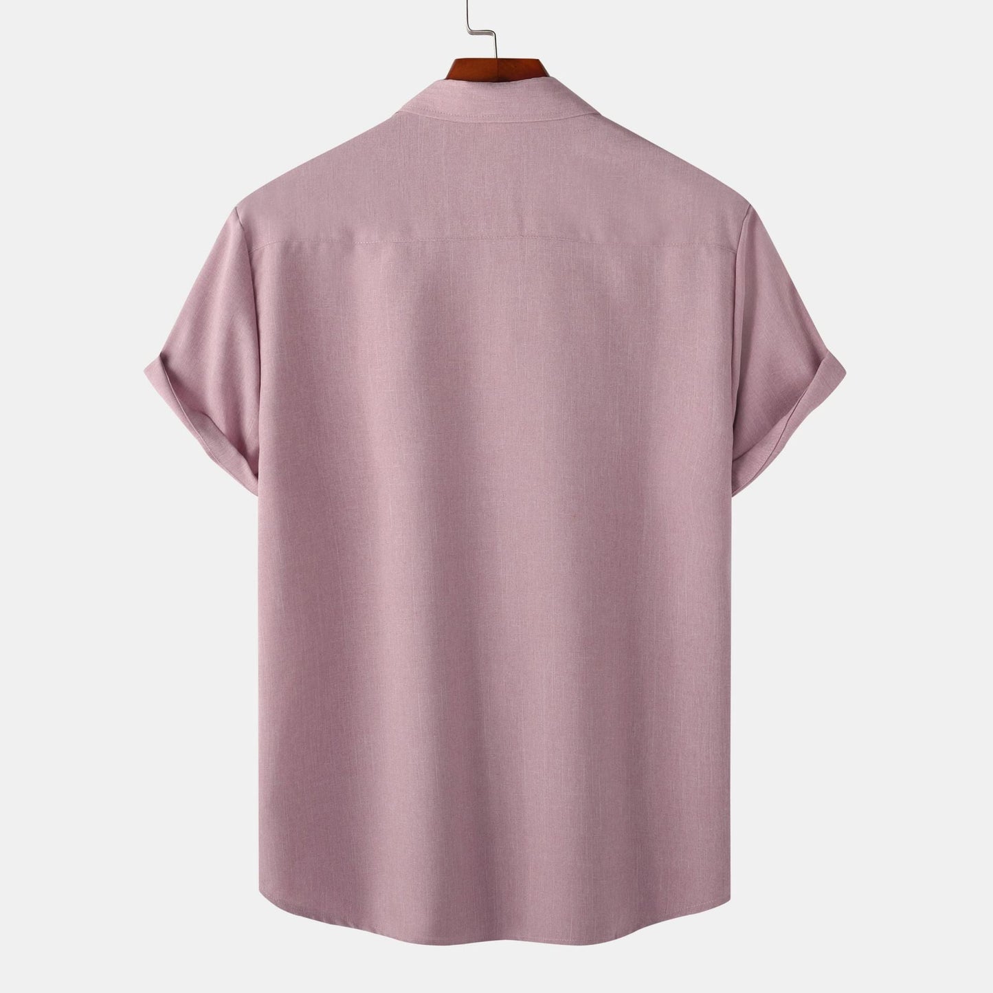 Herren Kurzarmhemd Modern Lässig Slimfit