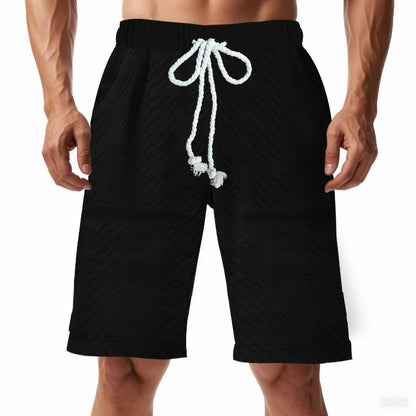 Herren Badeshorts Atmungsaktiv mit Kordelzug und Seitentaschen