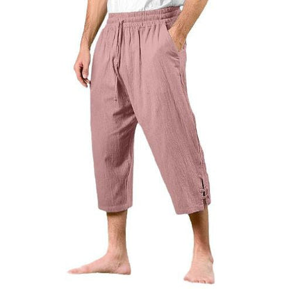 Herren Strandhose Bequem Elastisch Mit Schlitzen