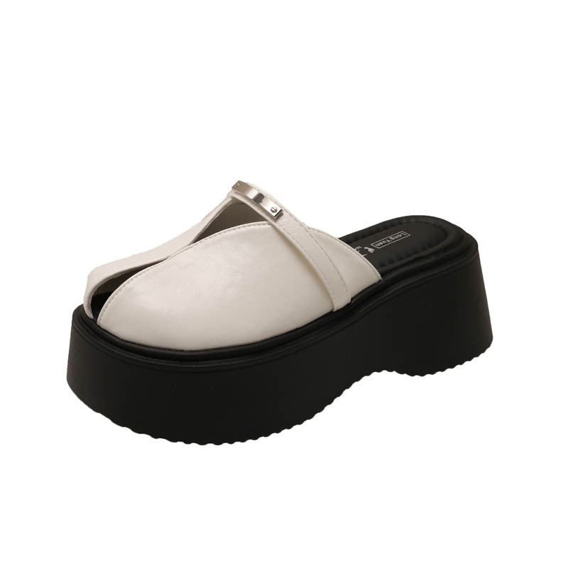 Damen Plateausandalen Riemendesign Elegant Hochzeitsschuhe