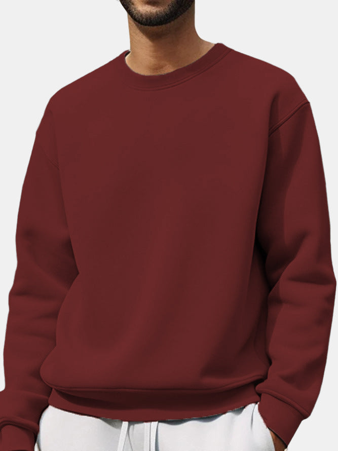 Herren Sweatpullover Lässig Oversized Schultern Cut-Out