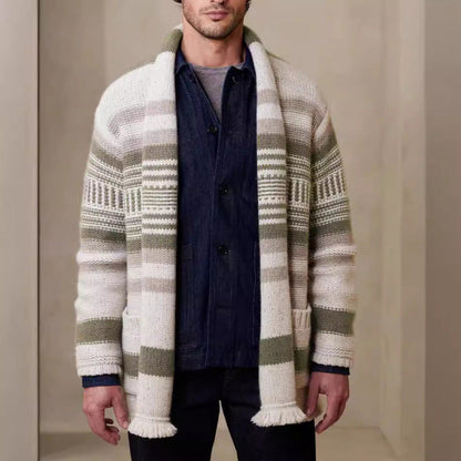 Herren Strickjacke Modern mit Taschen und Zeitlosem Design