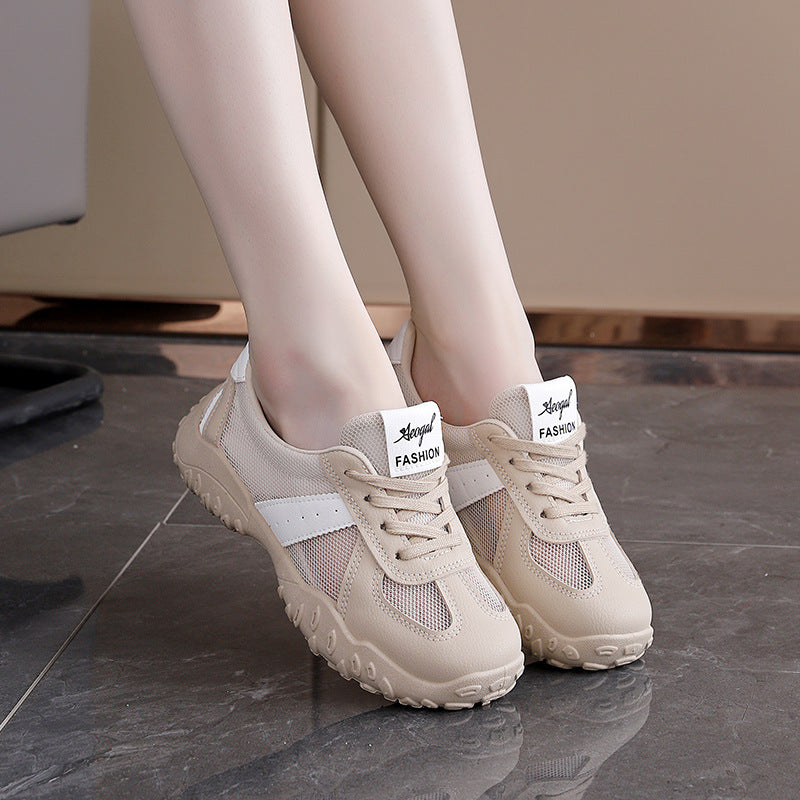 Damen Sneaker atmungsaktiv Freizeitschuhe Netzmaterial rutschfest