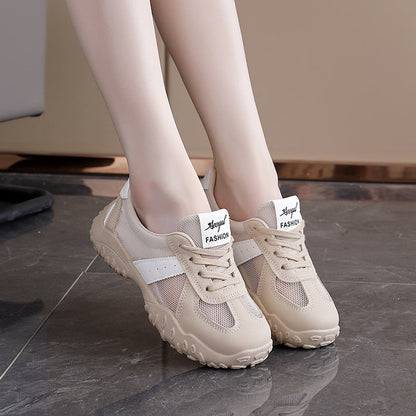 Damen Sneaker atmungsaktiv Freizeitschuhe Netzmaterial rutschfest