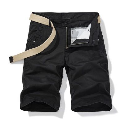 Herren Shorts Cargo Bequem Verstellbar Mit Taschen