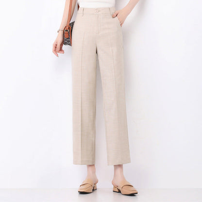 Damen Pantoletten High Waist Weite Bequem