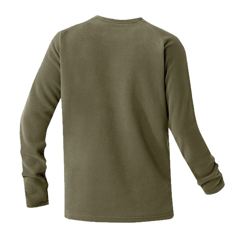 Herren Funktionsshirt Langarm mit Brusttasche Sportlich