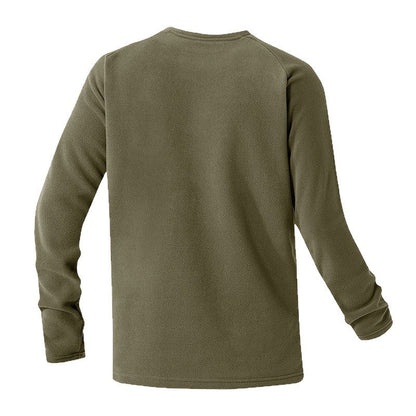 Herren Funktionsshirt Langarm mit Brusttasche Sportlich