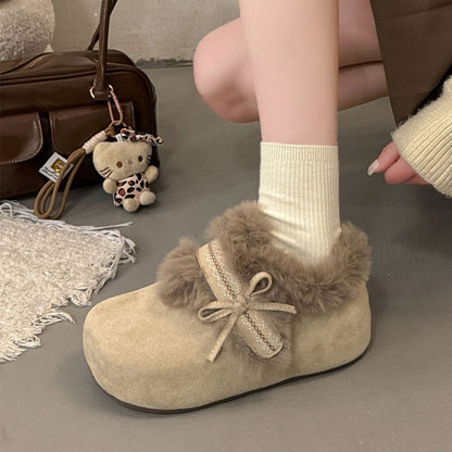 Damen Hausschuhe Weiche Plüschslipper Warm