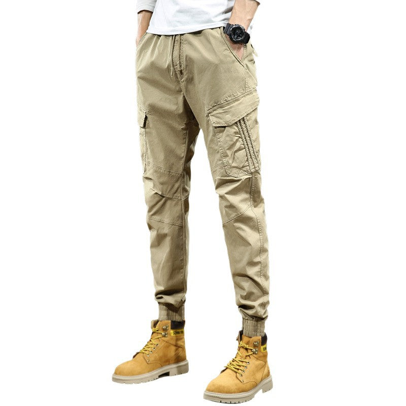 Herren Cargohose Urban Style Modern Schwarz