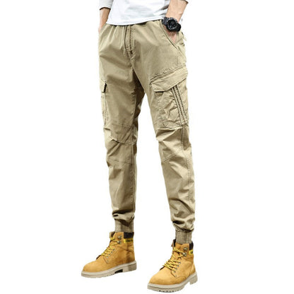 Herren Cargohose Urban Style Modern Schwarz