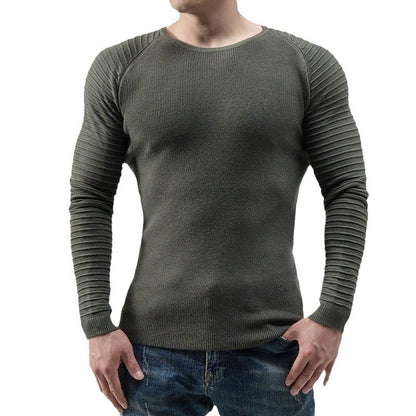 Herren Pullover Langarm Strukturiert Modern Berlin
