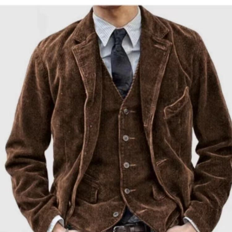 Herren Blazer Samt Elegant Schwarz - BerlinGlamour