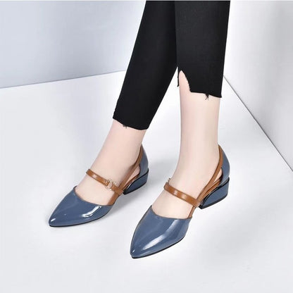 Damen Ballerinas Elegante Schnalle Modisch