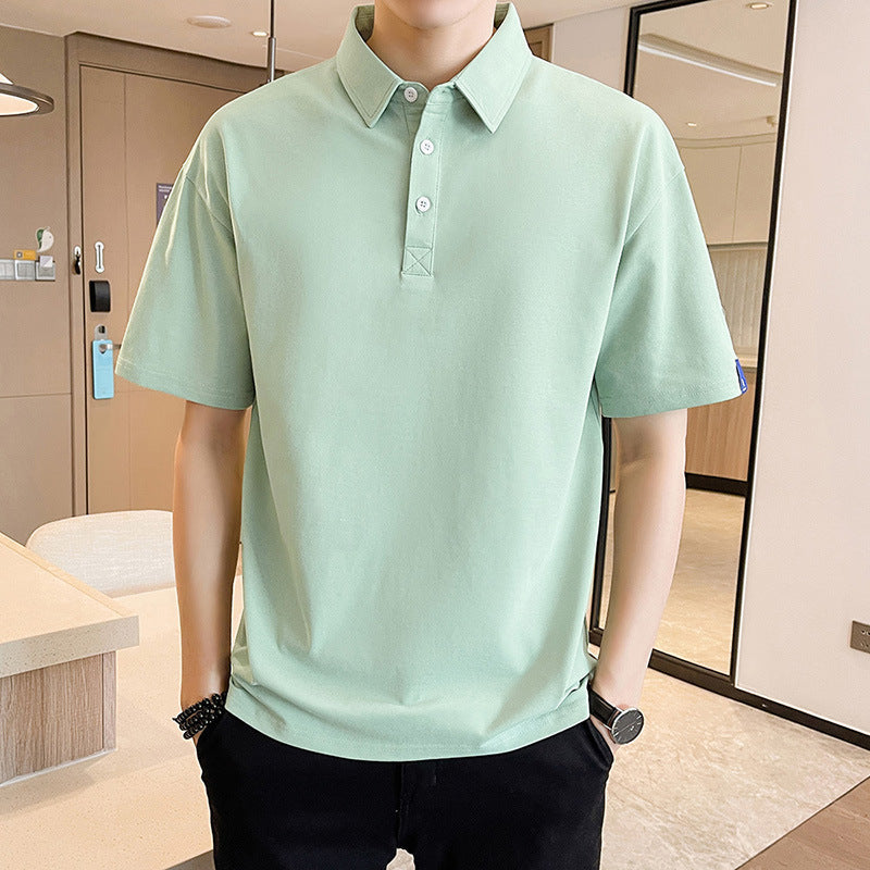 Herren Poloshirt atmungsaktiv mit Knöpfen Modern Style