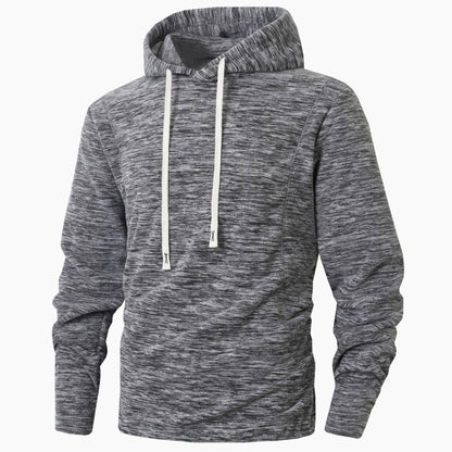 Herren Fleece Hoodie Modern Sportlich Mit Taschen