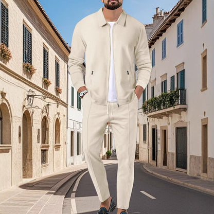 Herren Sportset Atmungsaktiv Modern Reißverschluss