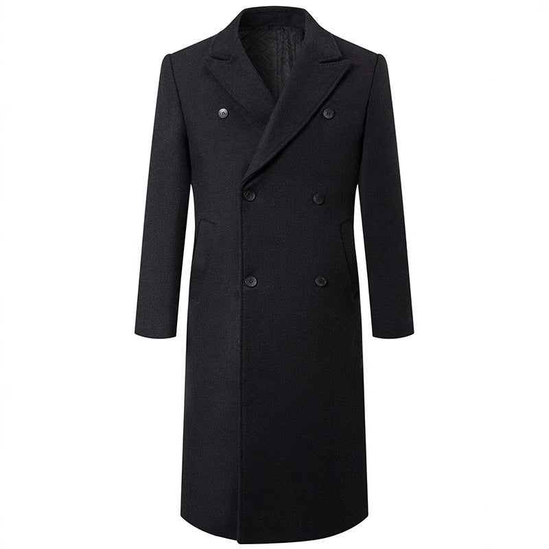 Herren Wollmantel Elegant Schwer Winter - BerlinGlamour