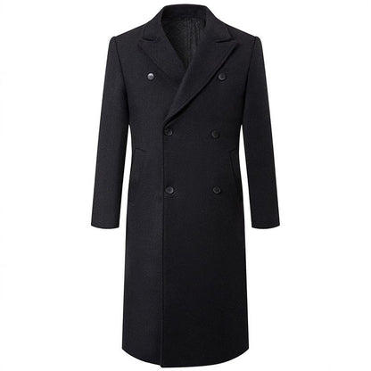 Herren Wollmantel Elegant Schwer Winter - BerlinGlamour