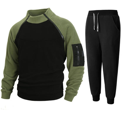 Herren Pullover Stehkragen Funktionsstoff Sportlich - BerlinGlamour