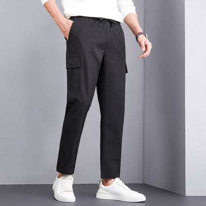 Bequeme Herren Cargo-Hose elastisch mit vielen Taschen