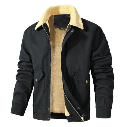 Herren Arbeitsjacke Warm Fleece Innenfutter Winter - BerlinGlamour