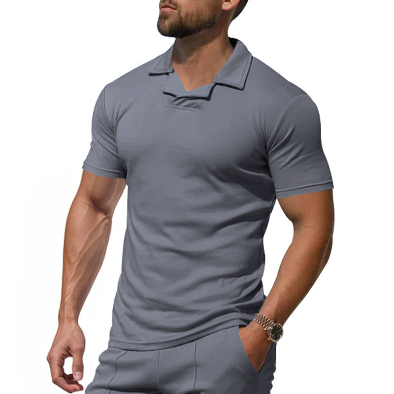 Herren Polo-Shirt Kurzarm Atmungsaktiv Modern