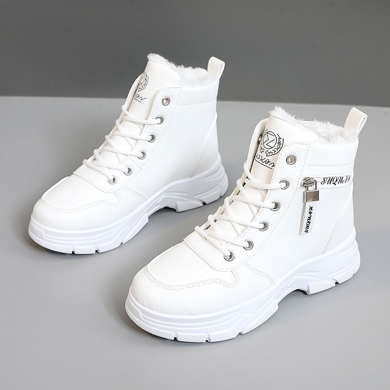 Damen Winterstiefel Warm High-Top Rutschfest