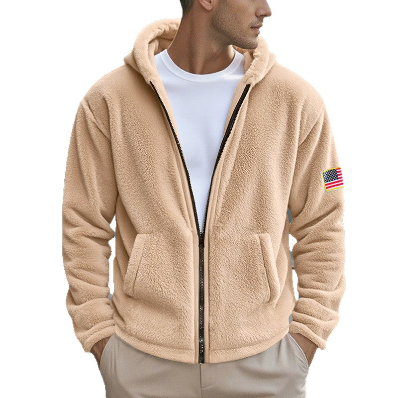 Weicher Herren Pullover Kapuzenpullover Fleece Bequem