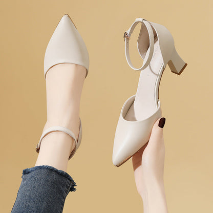 Damen Slingback Pumps Hoch Hacken Modisch Elegant