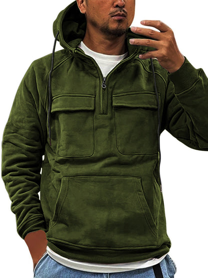 Herren Outdoor-Pullover Warm Isoliert mit Taschen