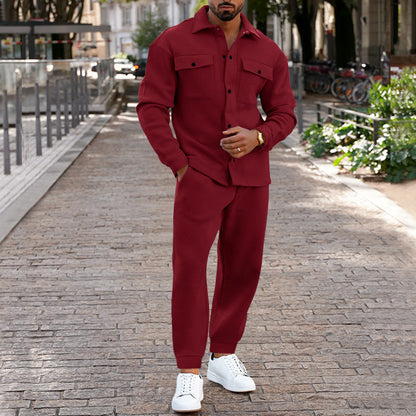 Herren Freizeitjacke Lässig Mit Taschen Bequem