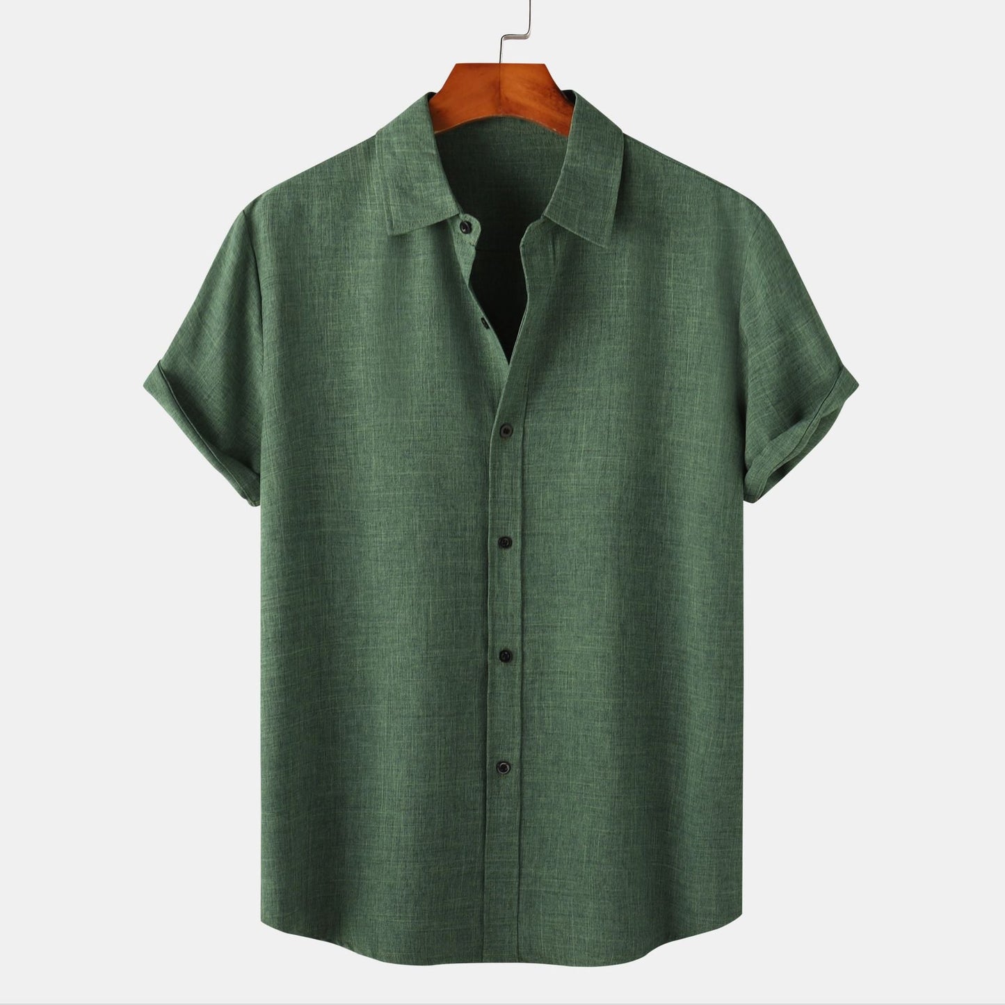 Herren Kurzarmhemd Atmungsaktiv Komfortabel Elegantes Design