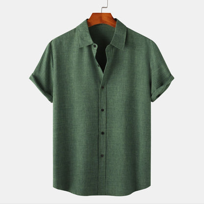 Herren Kurzarmhemd Atmungsaktiv Komfortabel Elegantes Design