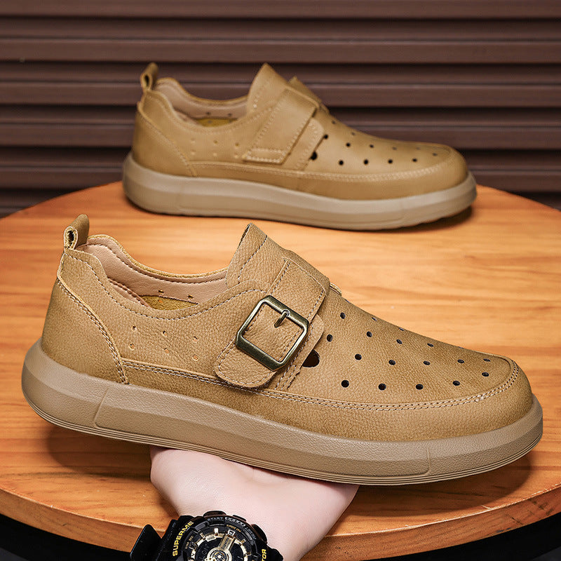 Damen Sneaker Atmungsaktiv Modisch Schnalle - BerlinGlamour