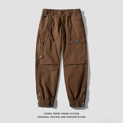 Herren Cargo-Hose Praktisch Vieltaschig Outdoor - BerlinGlamour