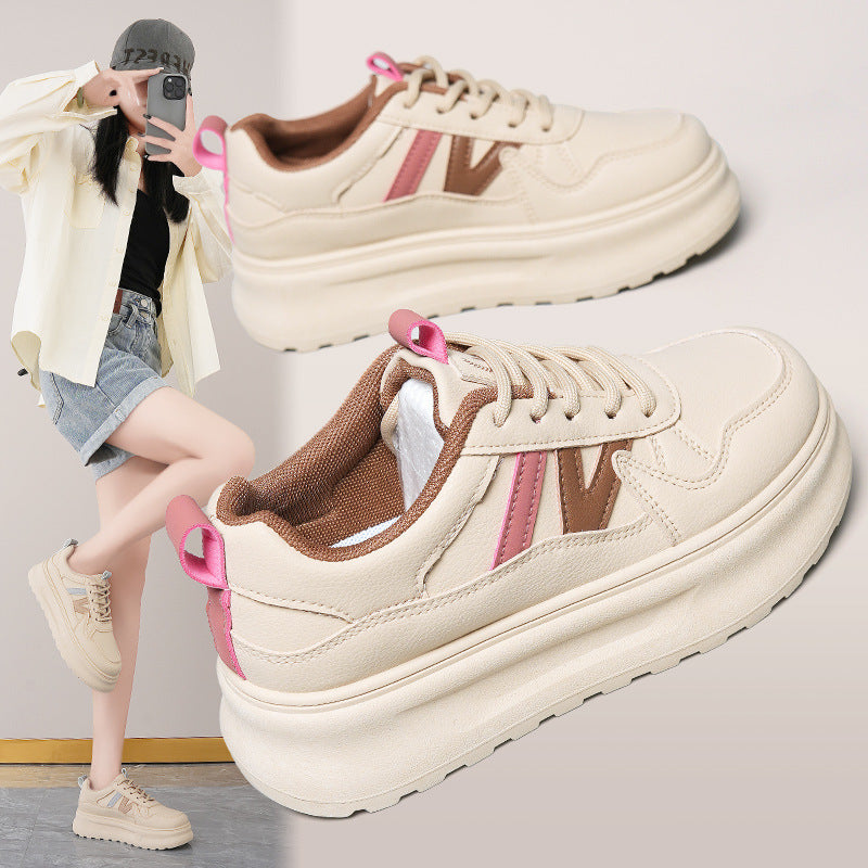 Damen Sneaker Plateau Atmungsaktiv Modisch - BerlinGlamour
