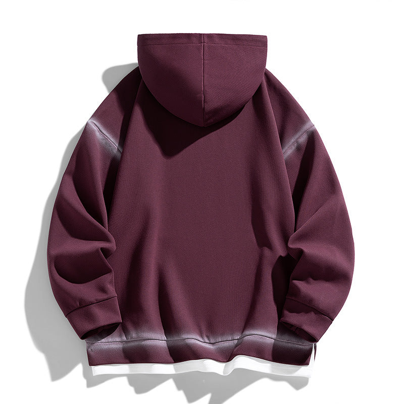 Kapuzenpullover Herren Warm Kuschelig Modern