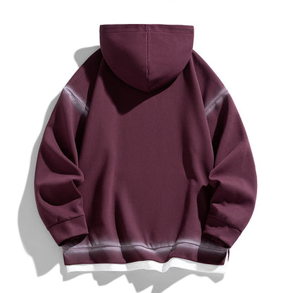 Kapuzenpullover Herren Warm Kuschelig Modern